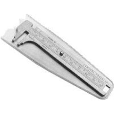 CENTRAL TOOLS Central Tools CEN6506 Stainless Steel Silde Rule Caliper 0-4in. 0-100mm CEN6506